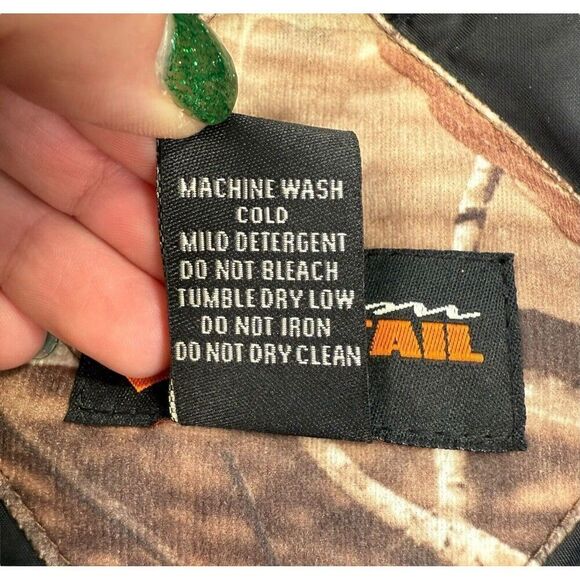 Realtree Camo Mens Hunting Jacket Team Whitetail Quilted Hooded Lightweight 3XL - Picture 4 of 12